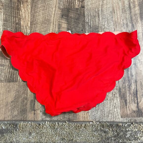 J Crew Scalloped Bikini Bottoms & Ava & Viv Tankini Top - Picture 11 of 16